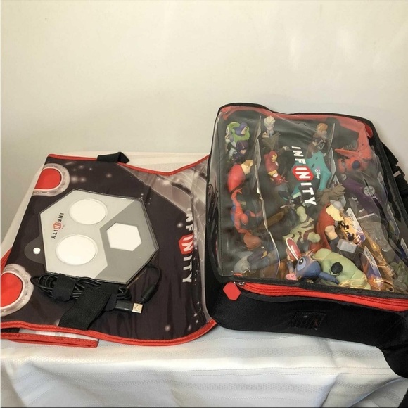 Disney INFINITY lot. Huge. Game. Bag. Characters. Cards. - Picture 2 of 5